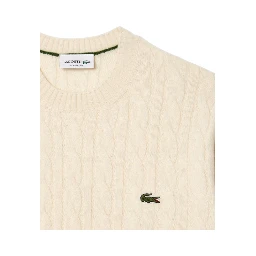 Lacoste Sweaters Cream