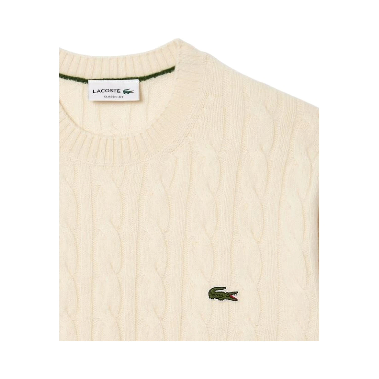 Lacoste Sweaters Cream