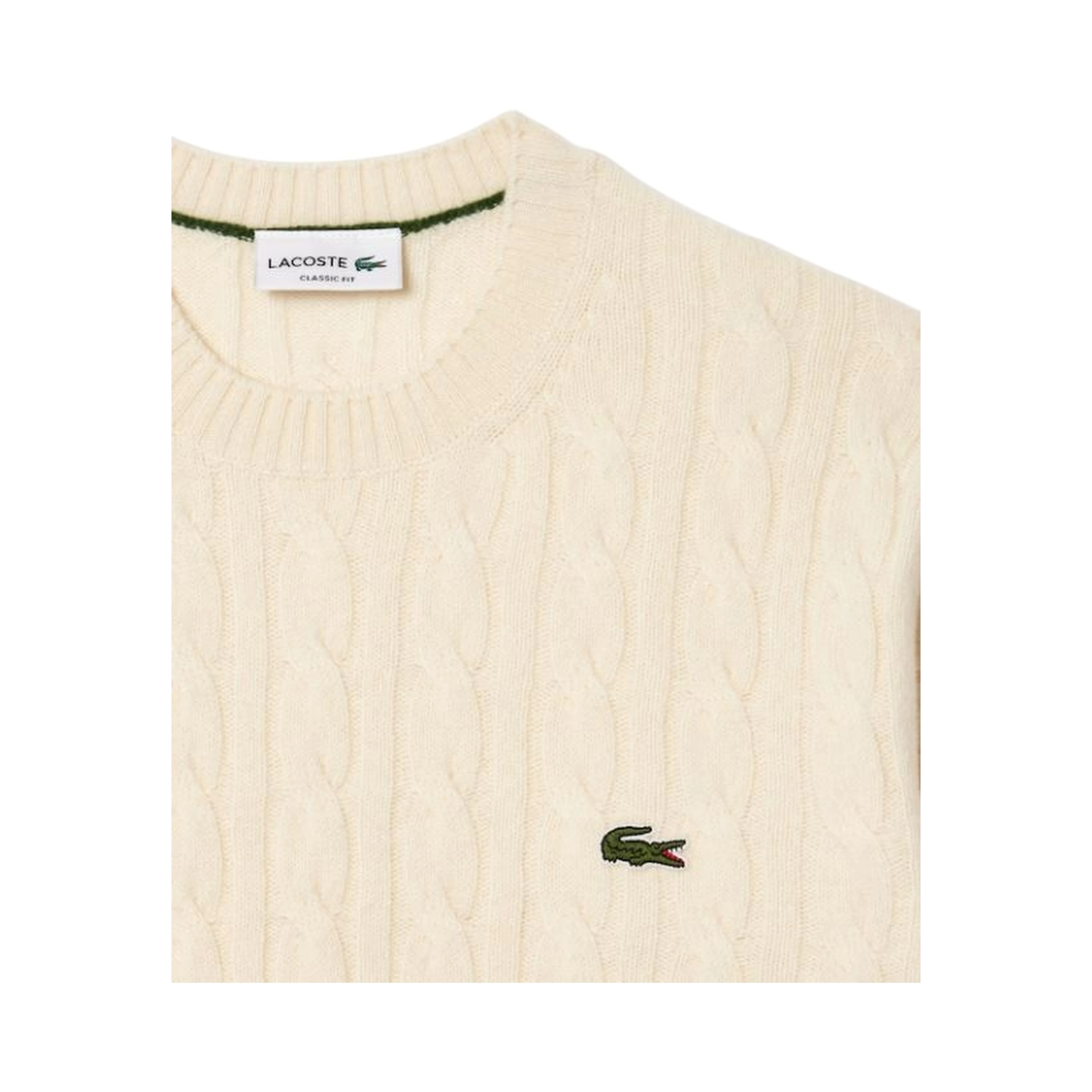 Lacoste Sweaters Cream