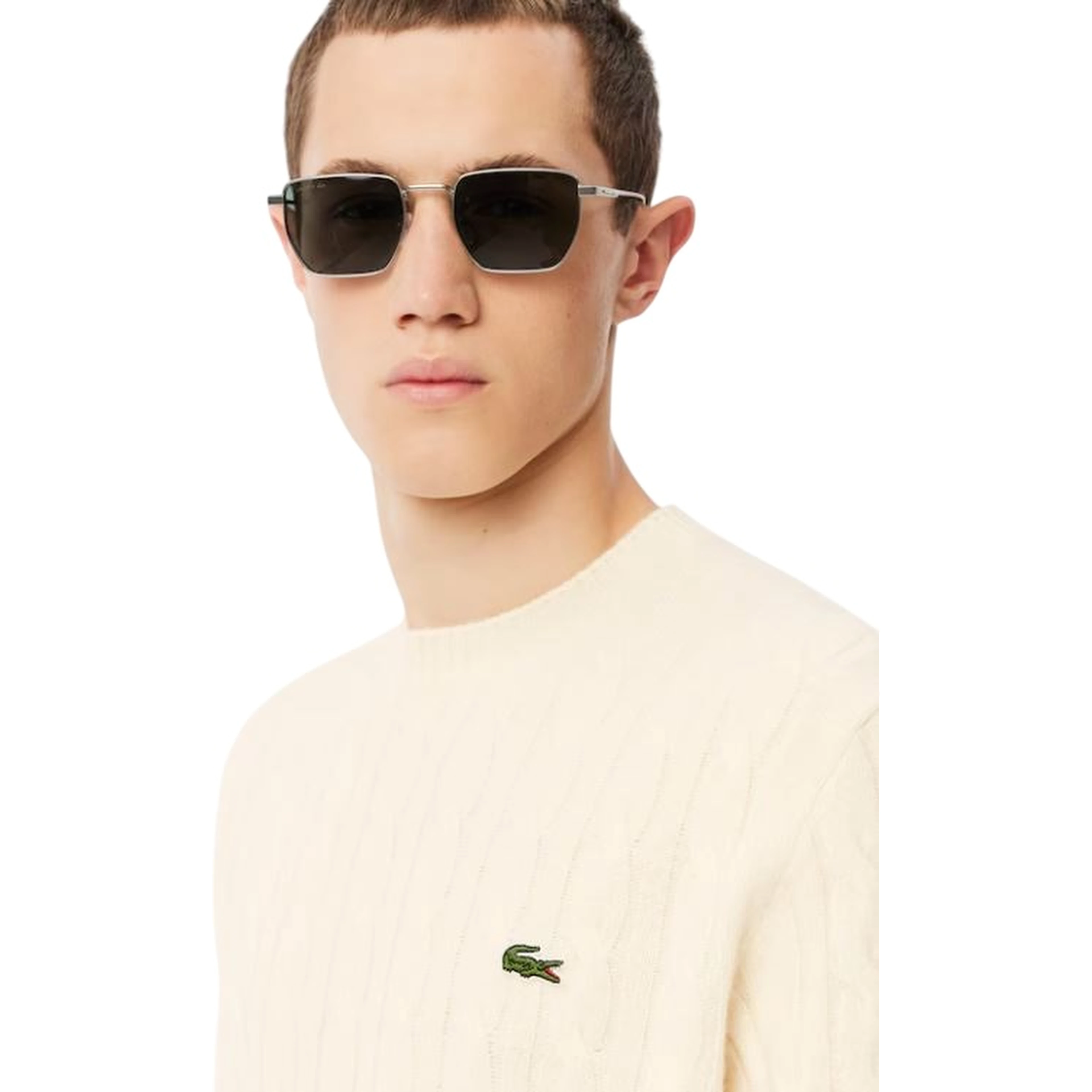Lacoste Sweaters Cream