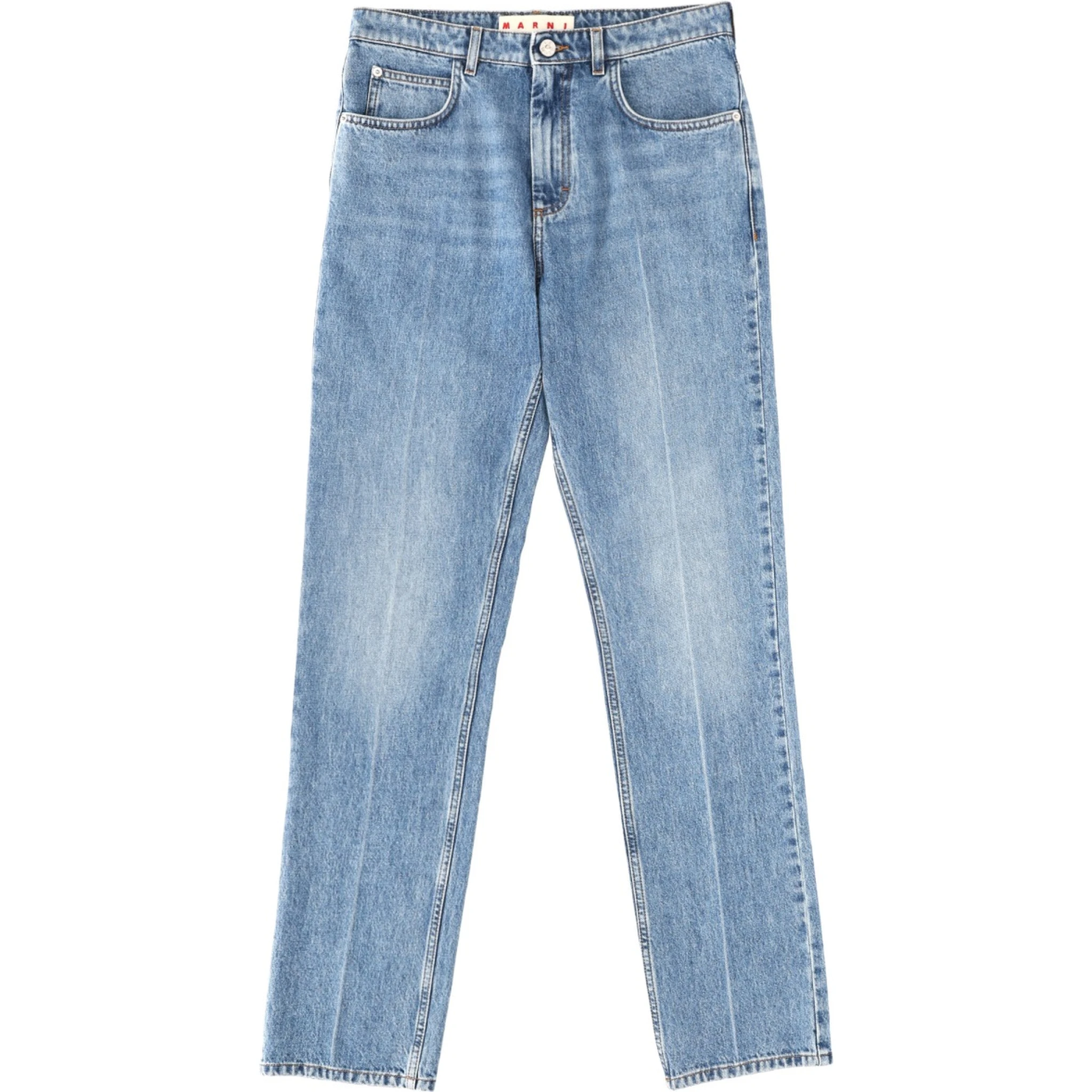 COTTON DENIM PANTS