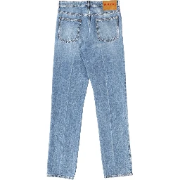 COTTON DENIM PANTS