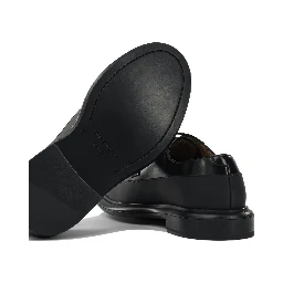 Leather lace up derby shoes