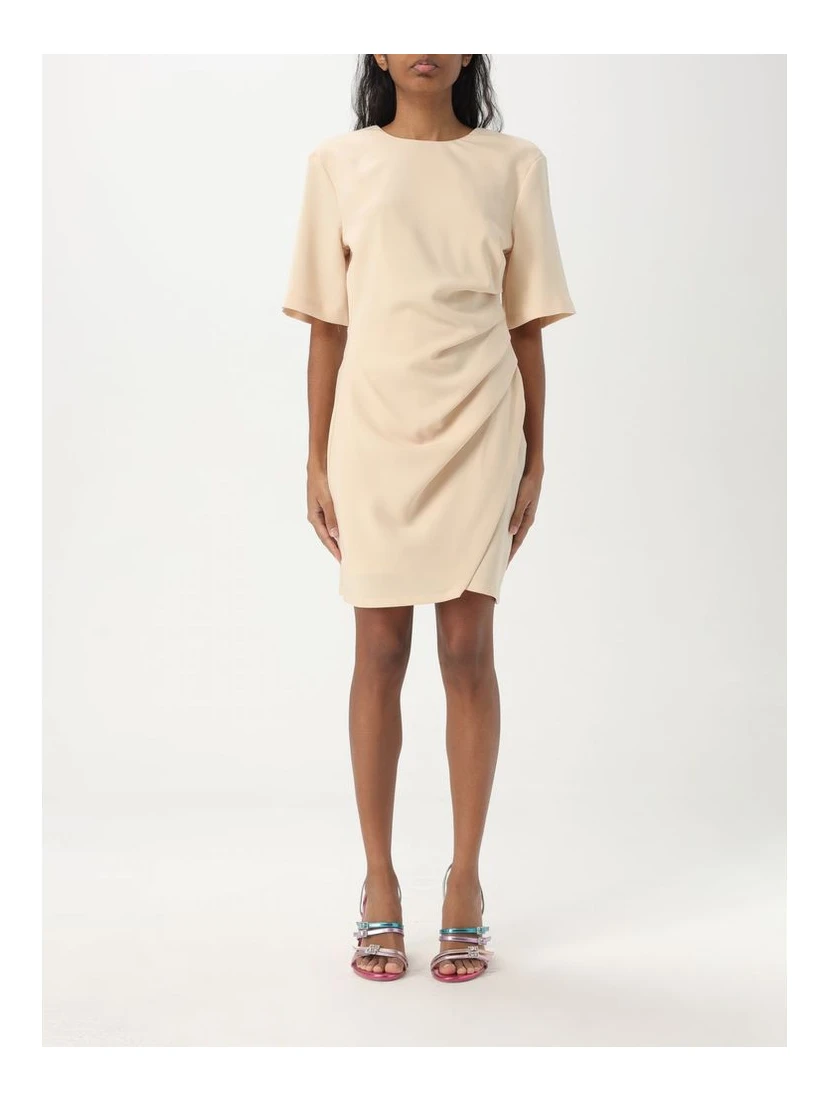 Multicolor Crepe Casual Dress