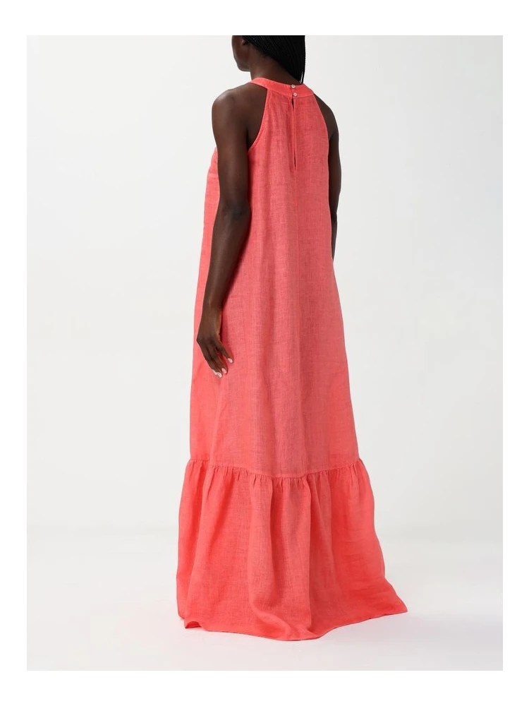 Orange Linen Casual Dress alternative