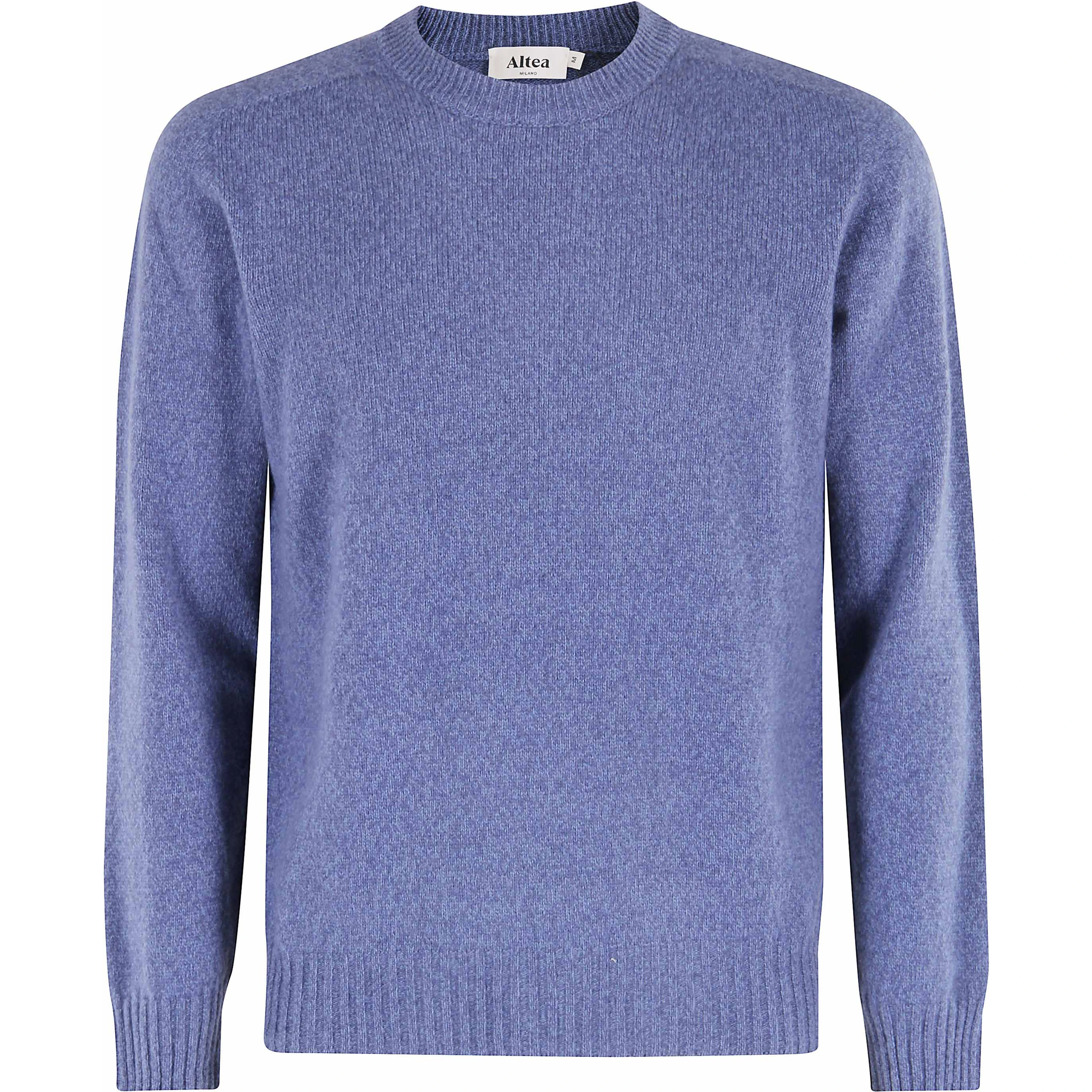 Speckled crew-neck sweater