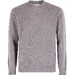 Speckled crew-neck sweater