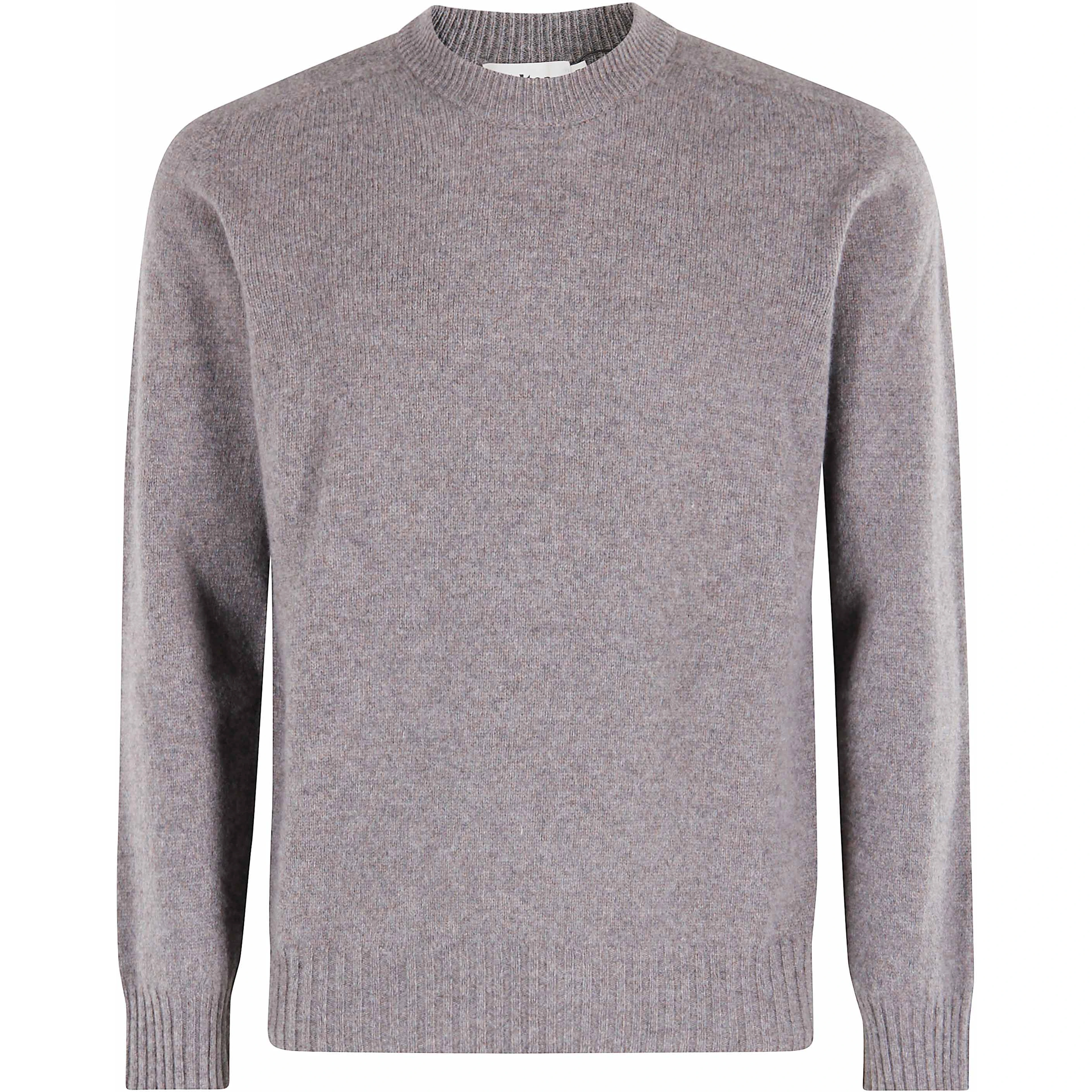Speckled crew-neck sweater