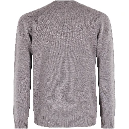 Speckled crew-neck sweater