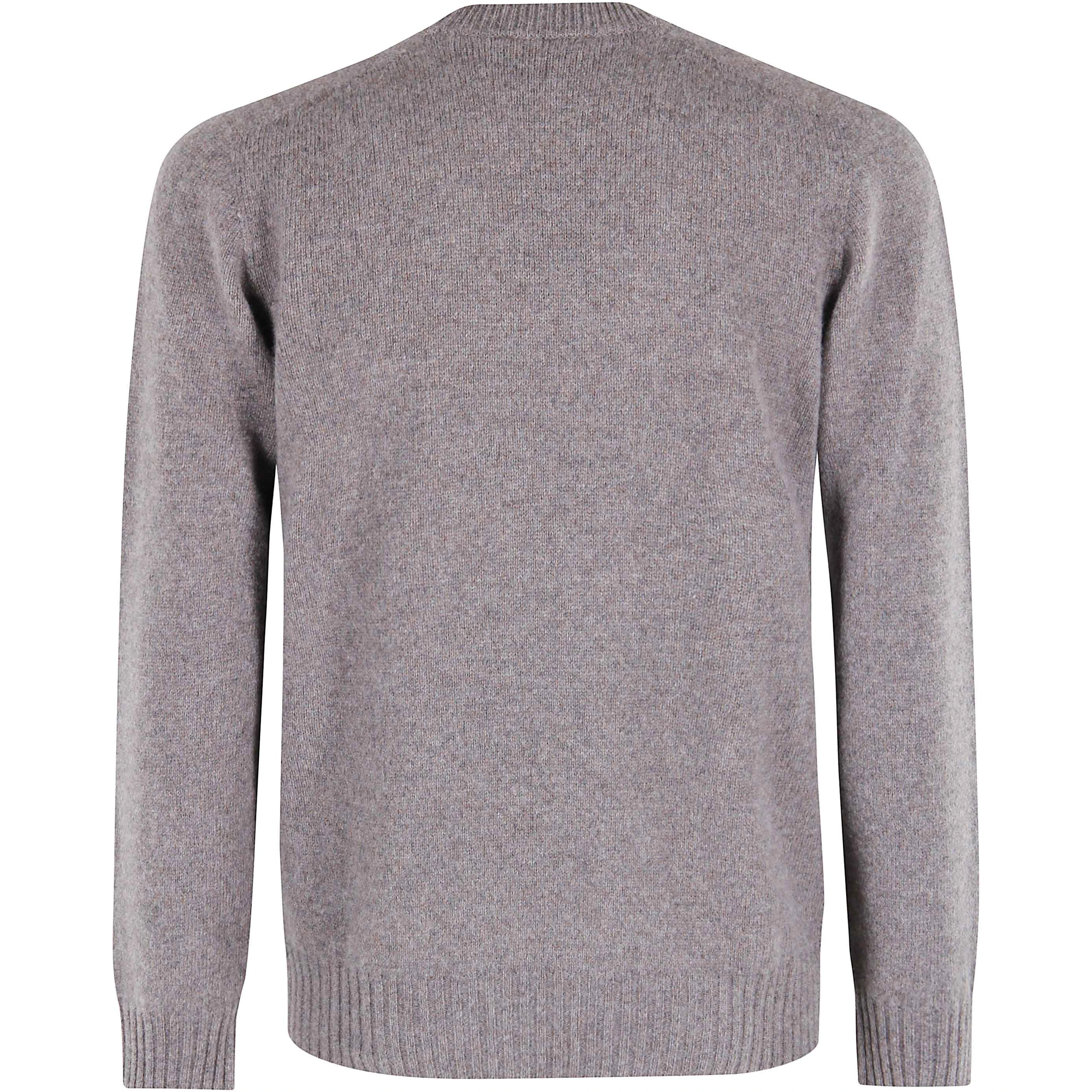 Speckled crew-neck sweater
