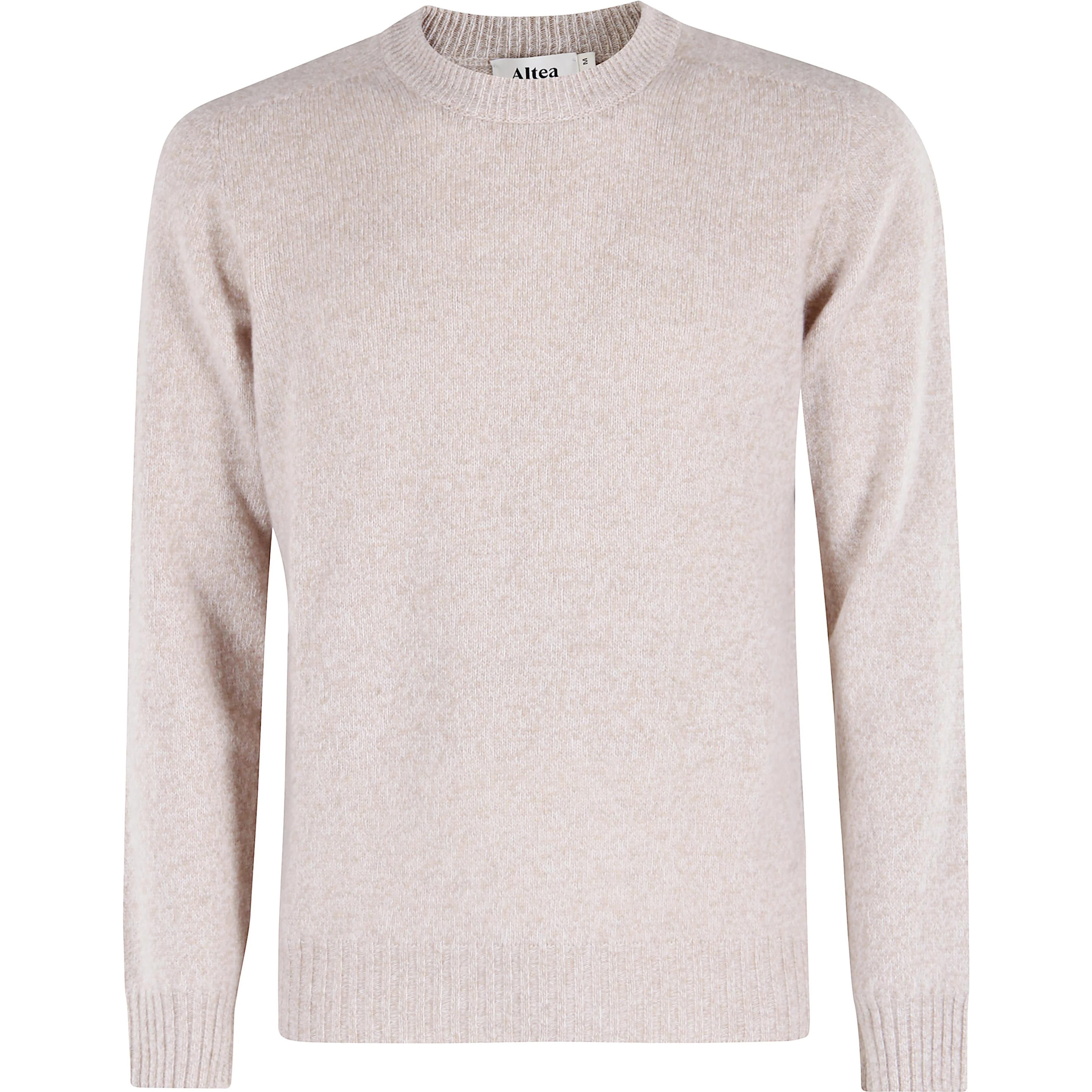 Speckled crew-neck sweater