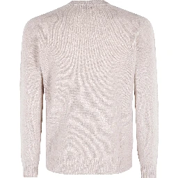 Speckled crew-neck sweater