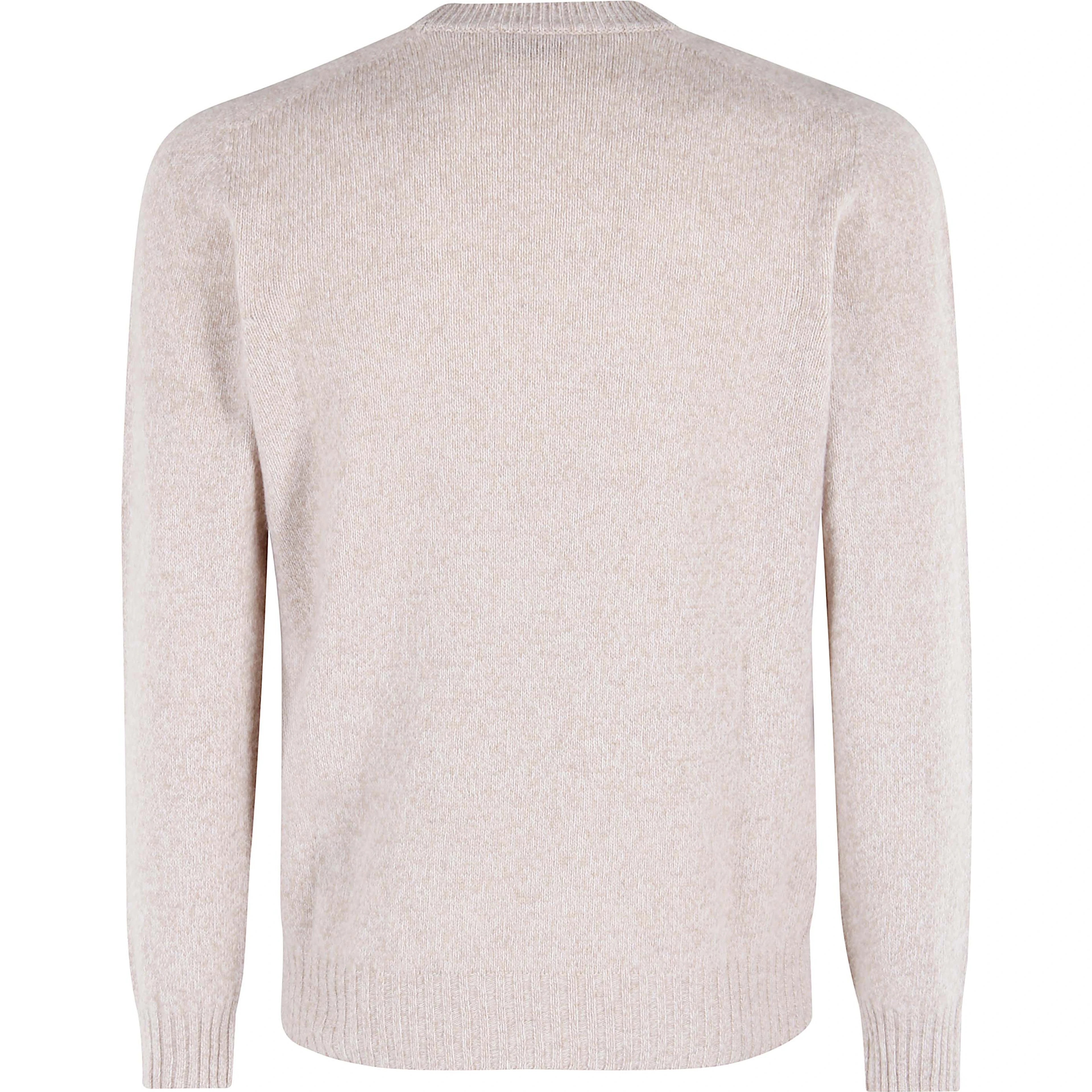 Speckled crew-neck sweater
