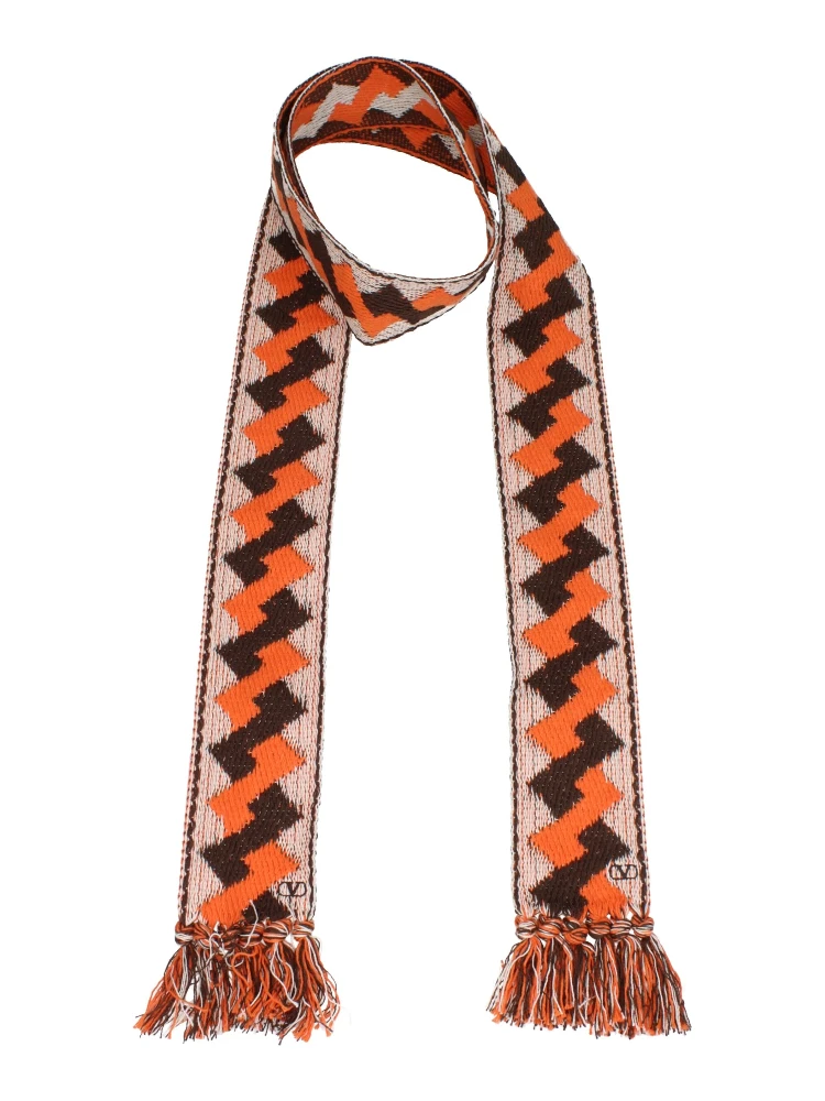 Multicolor Cotton Foulard