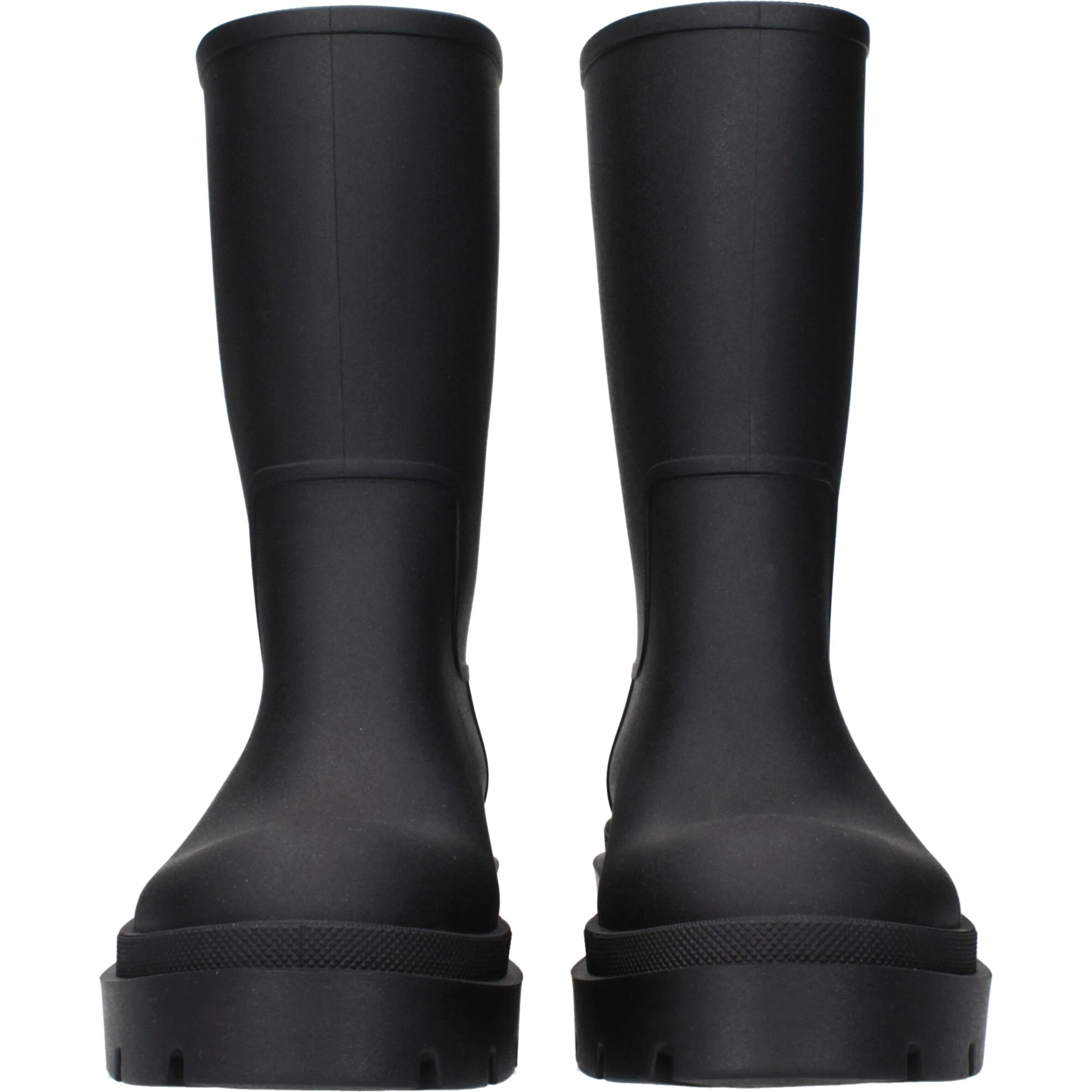 Black Cotton Ankle Boots