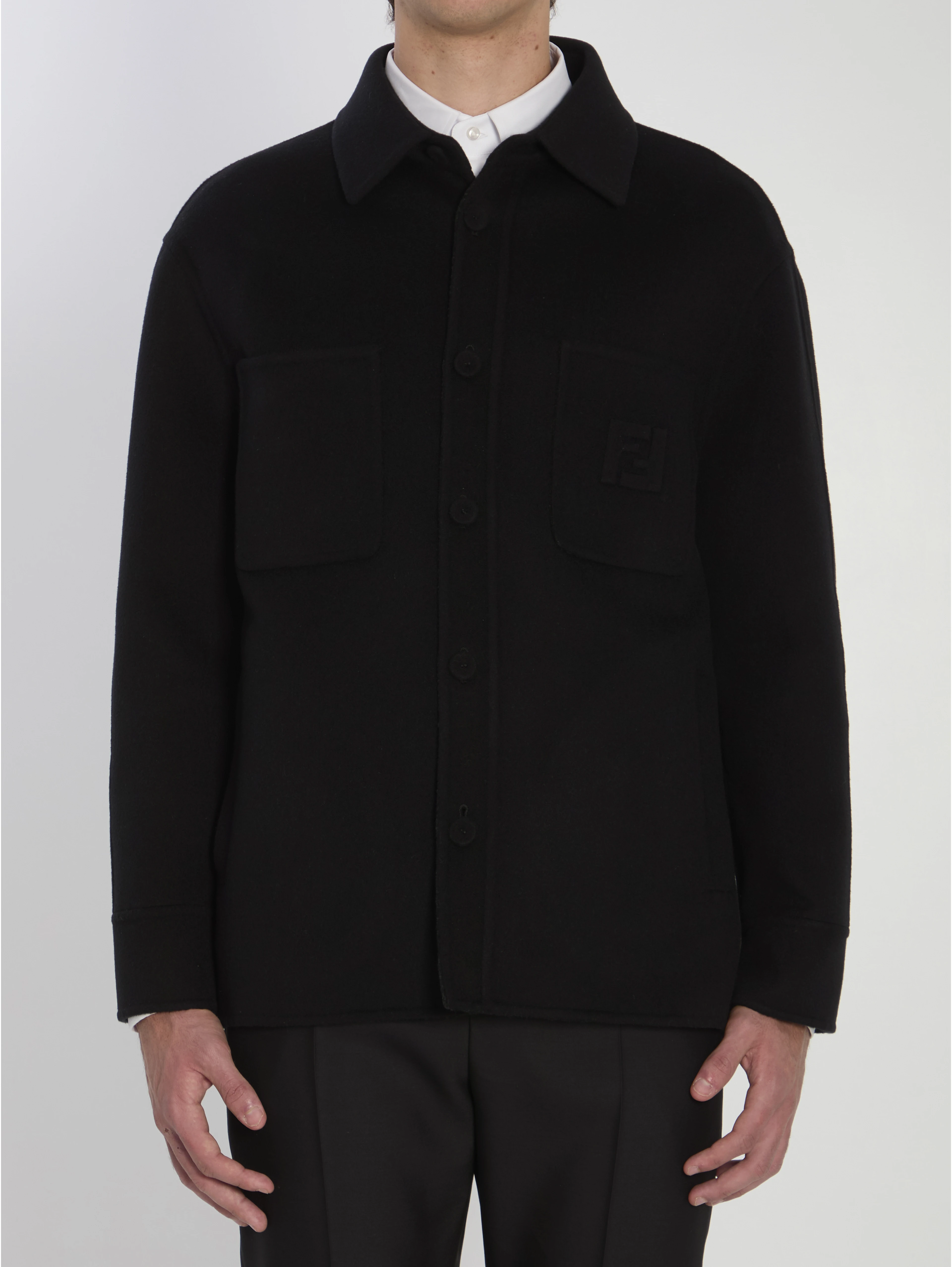 Wool overshirt