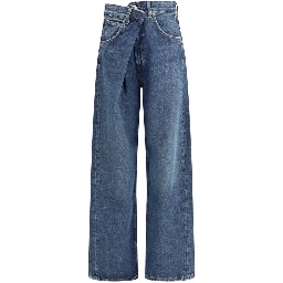 Blue Cotton Jeans Denim