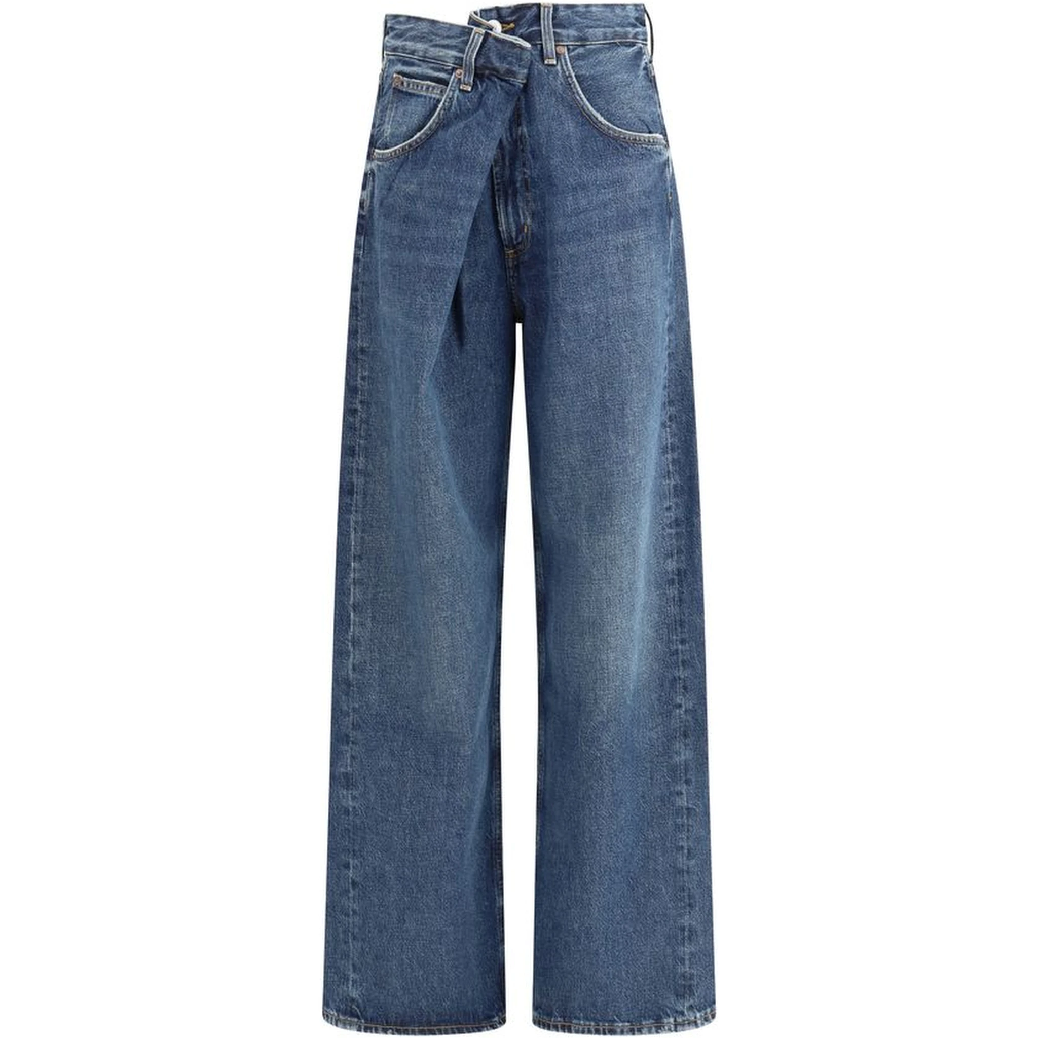 Blue Cotton Jeans Denim