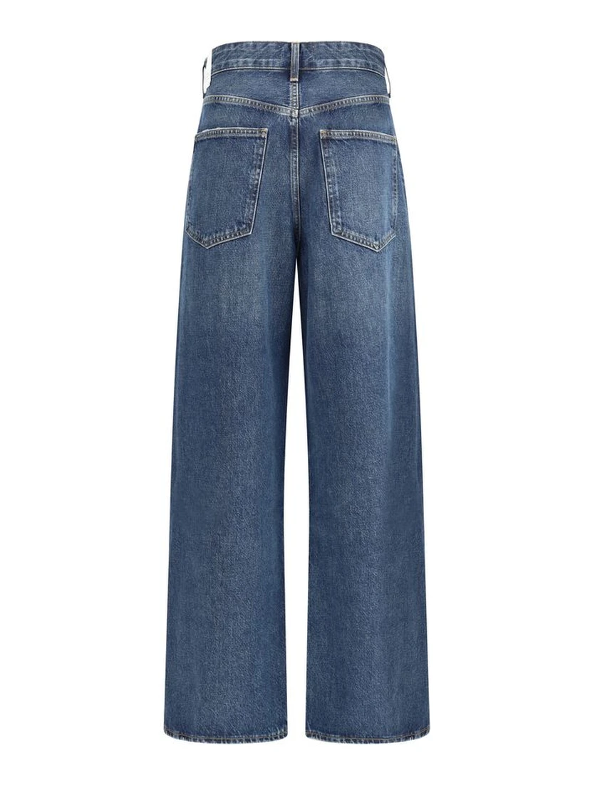 Blue Cotton Jeans Denim