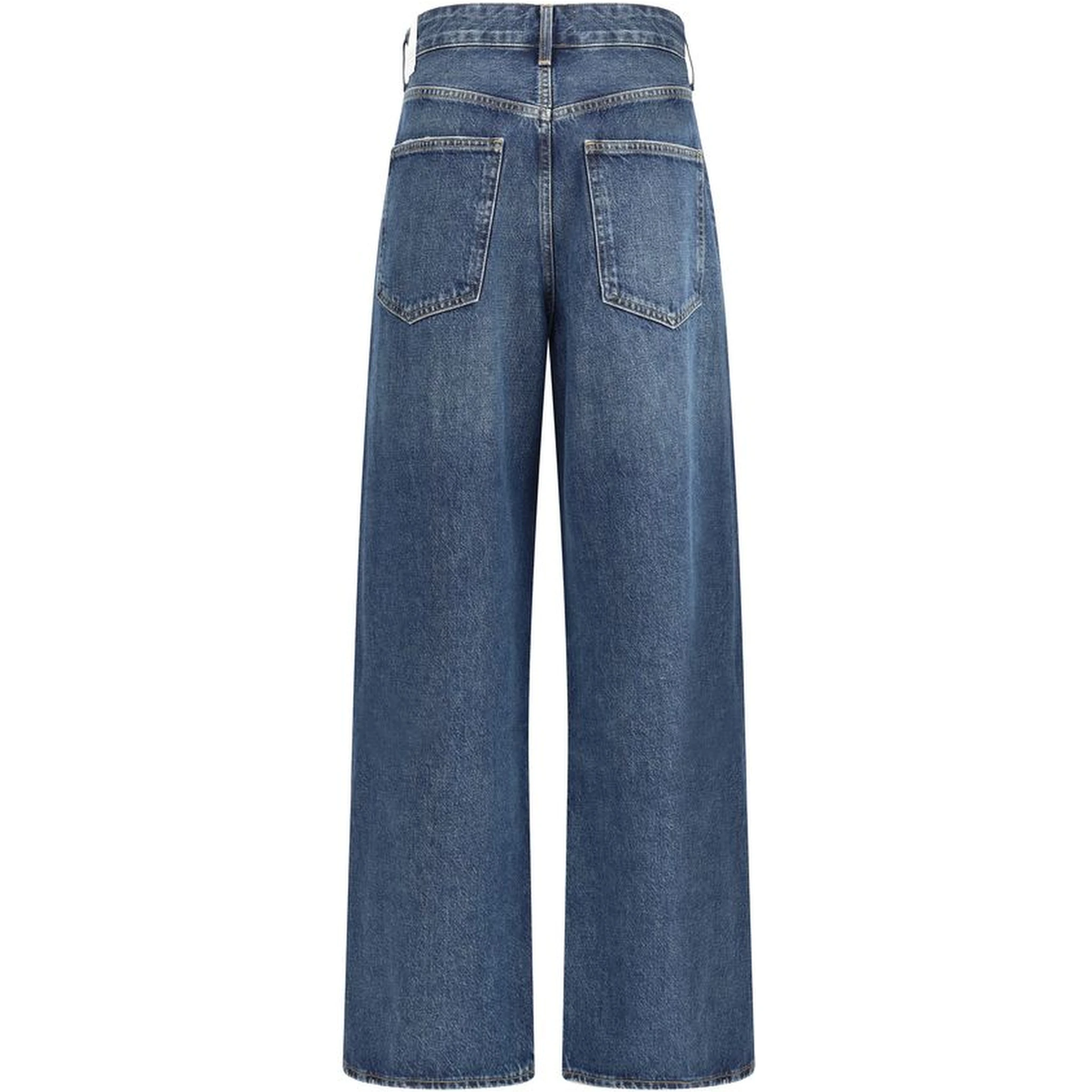 Blue Cotton Jeans Denim
