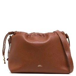 Btown Crossbody Bag with Logo Lettering on the Front and Drawstring Closure in Ecoleather Woman