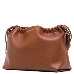 Btown Crossbody Bag with Logo Lettering on the Front and Drawstring Closure in Ecoleather Woman