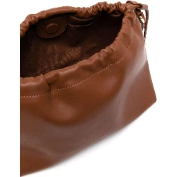 Btown Crossbody Bag with Logo Lettering on the Front and Drawstring Closure in Ecoleather Woman