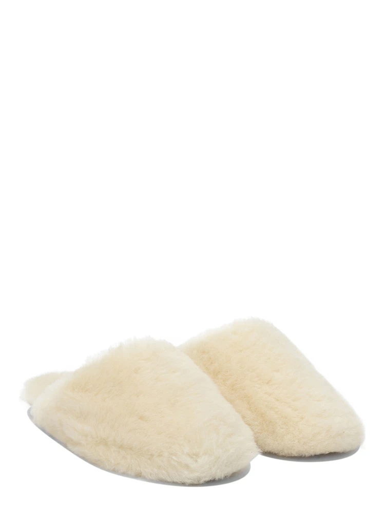 "Rega" slippers in shearling alternative