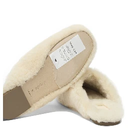 "Rega" slippers in shearling