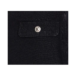 embellished-crystal pocket mini skirt