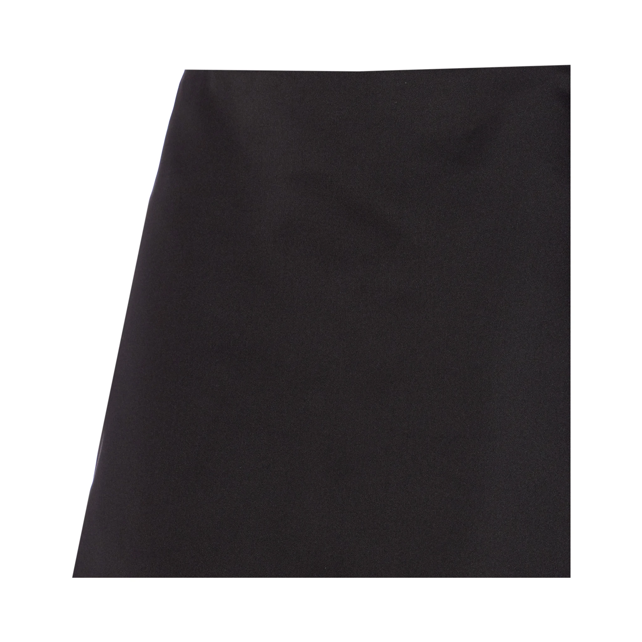 Flared Black Skirt In Silk Blend