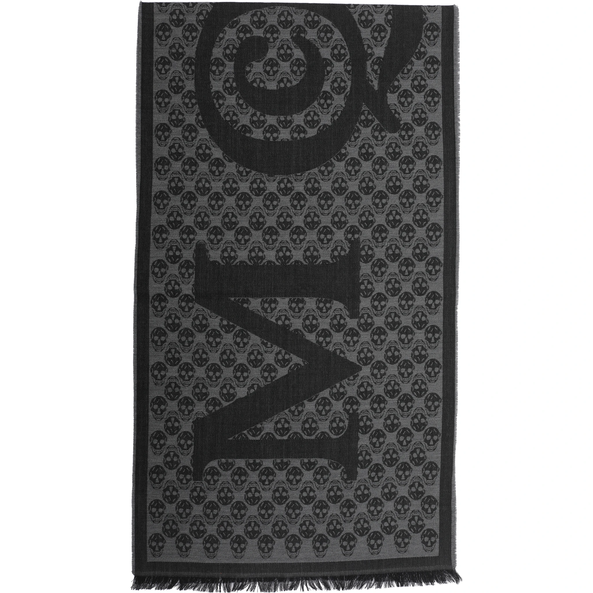 أوشحة ألكسندر ماكوين الرمادية