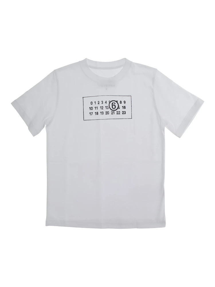 Multicolor Set of Three T-Shirts with Logo Print on Front in Cotton Boy