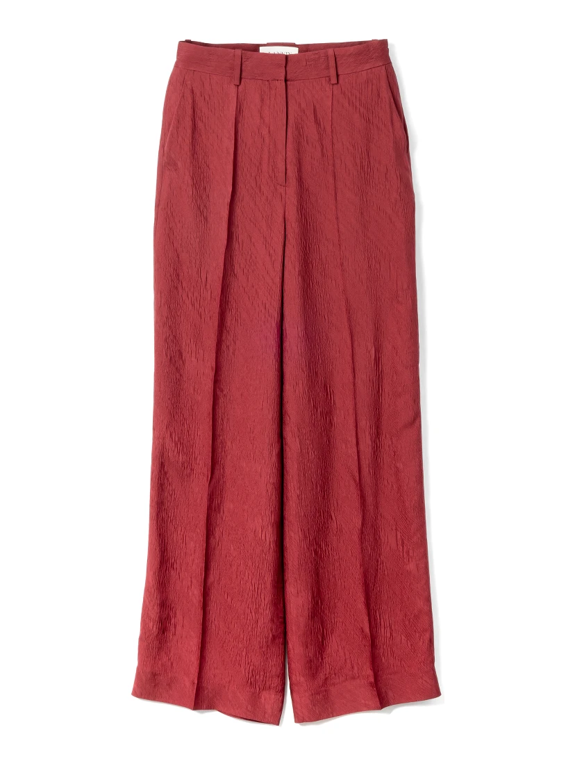 Lanvin Trousers Red