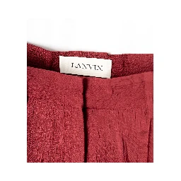 Lanvin Trousers Red