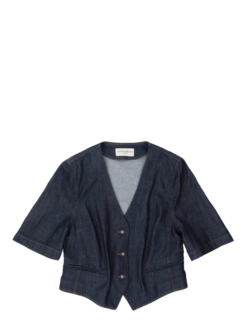 OFFICINE GENERALE Jackets Blue
