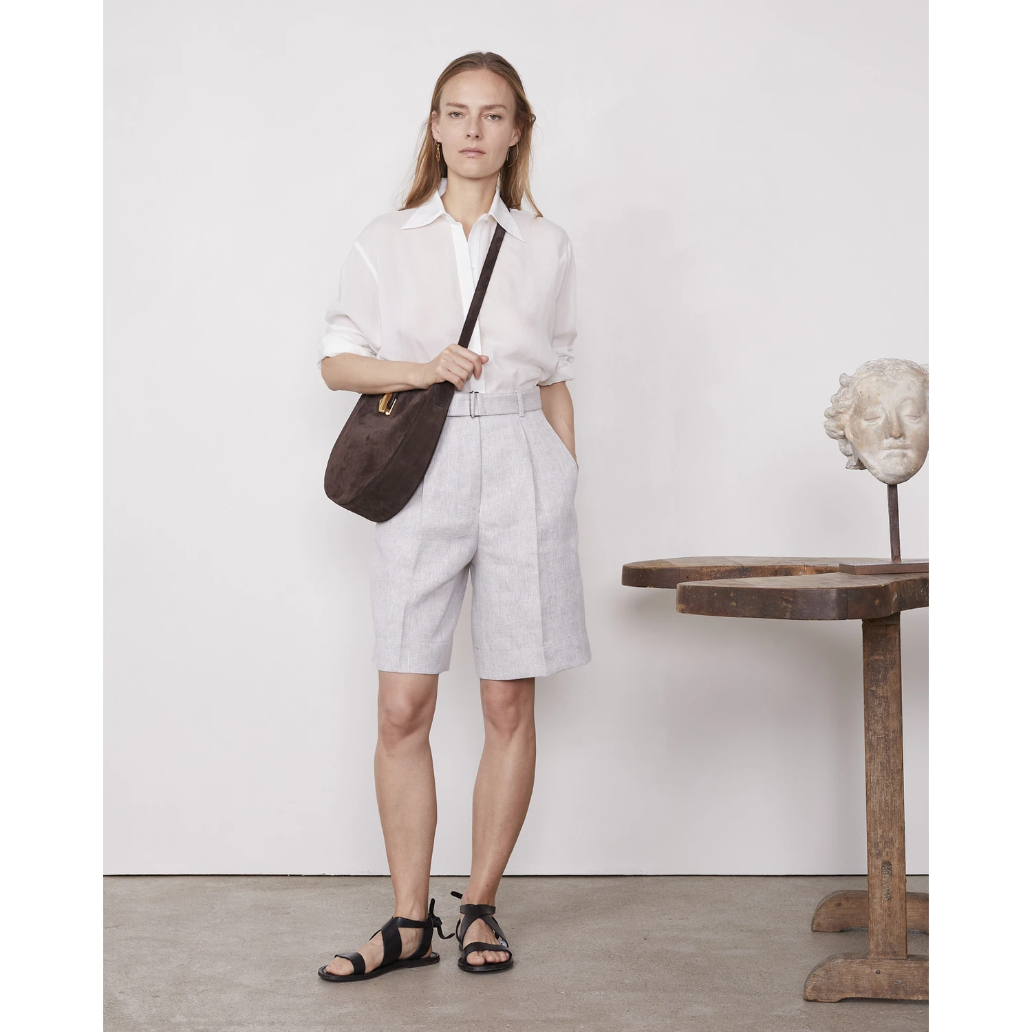 OFFICINE GENERALE Shorts Beige
