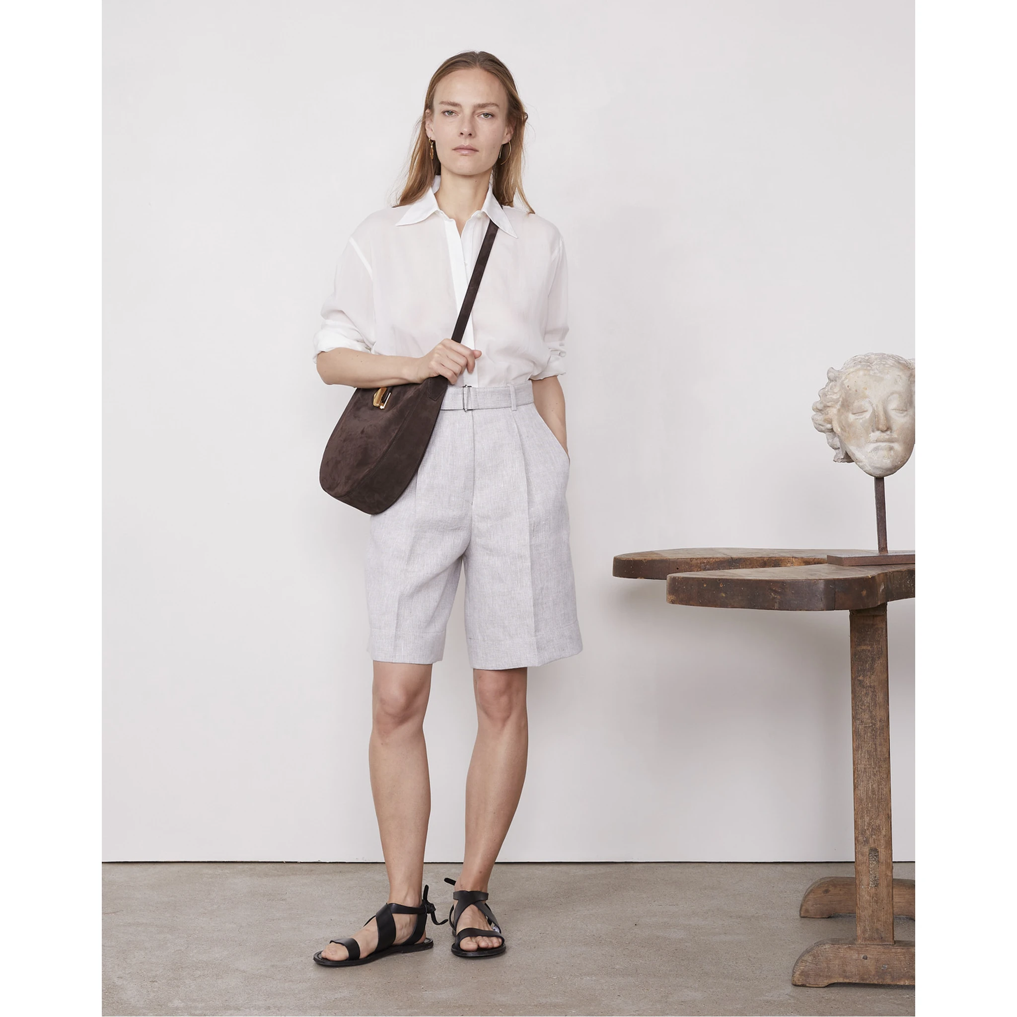 OFFICINE GENERALE Shorts Beige