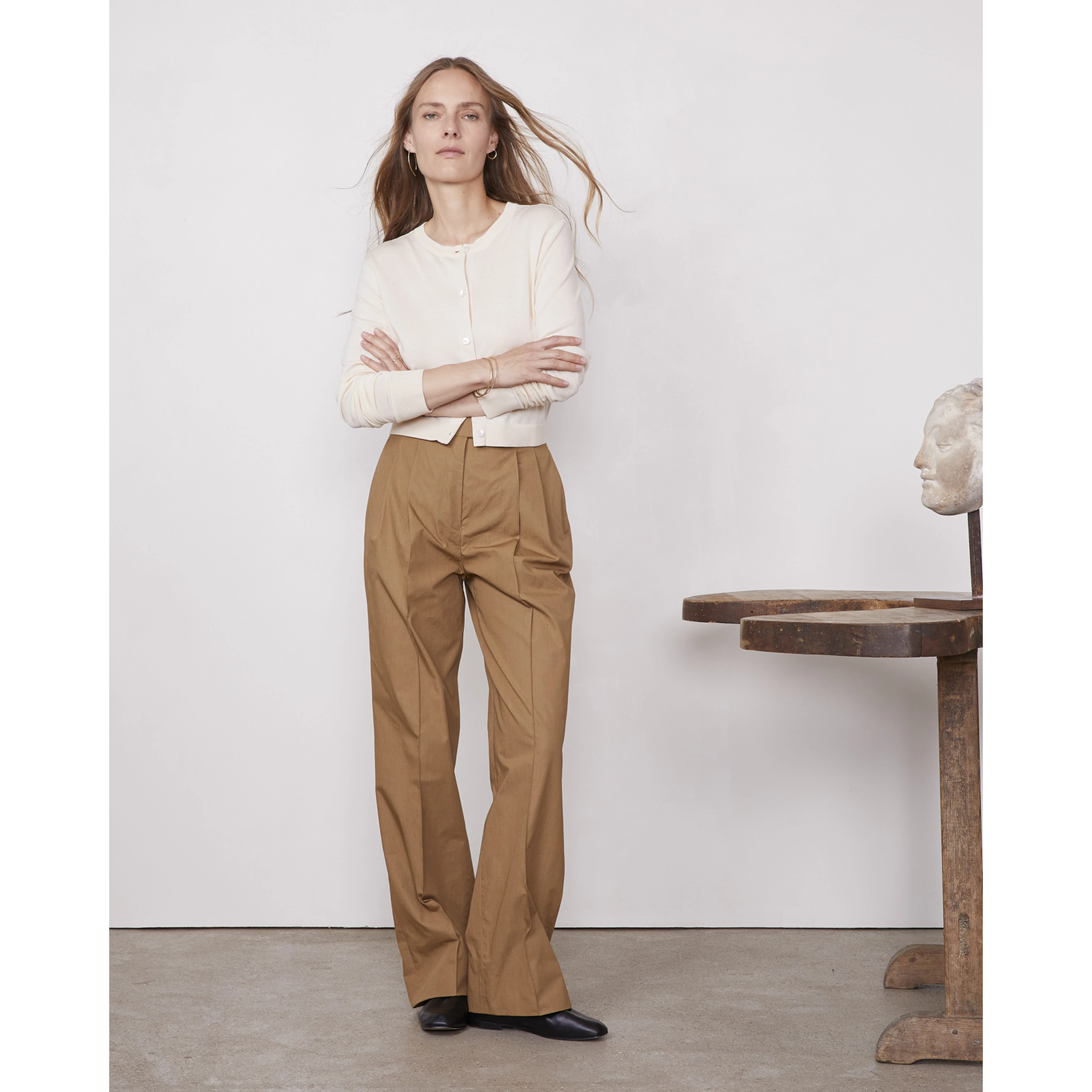 OFFICINE GENERALE البلوزات البيج