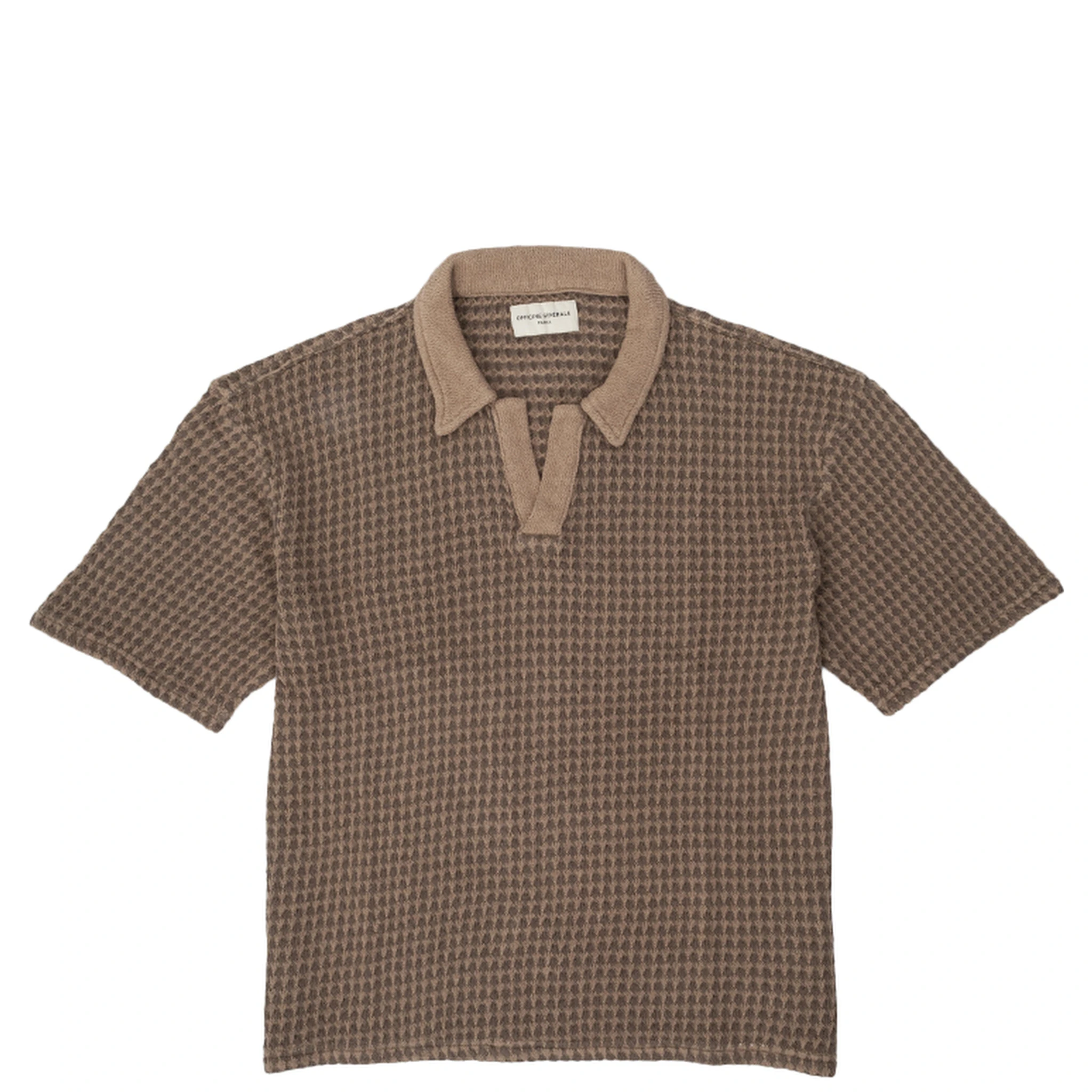 OFFICINE GENERALE T-shirts and Polos Brown