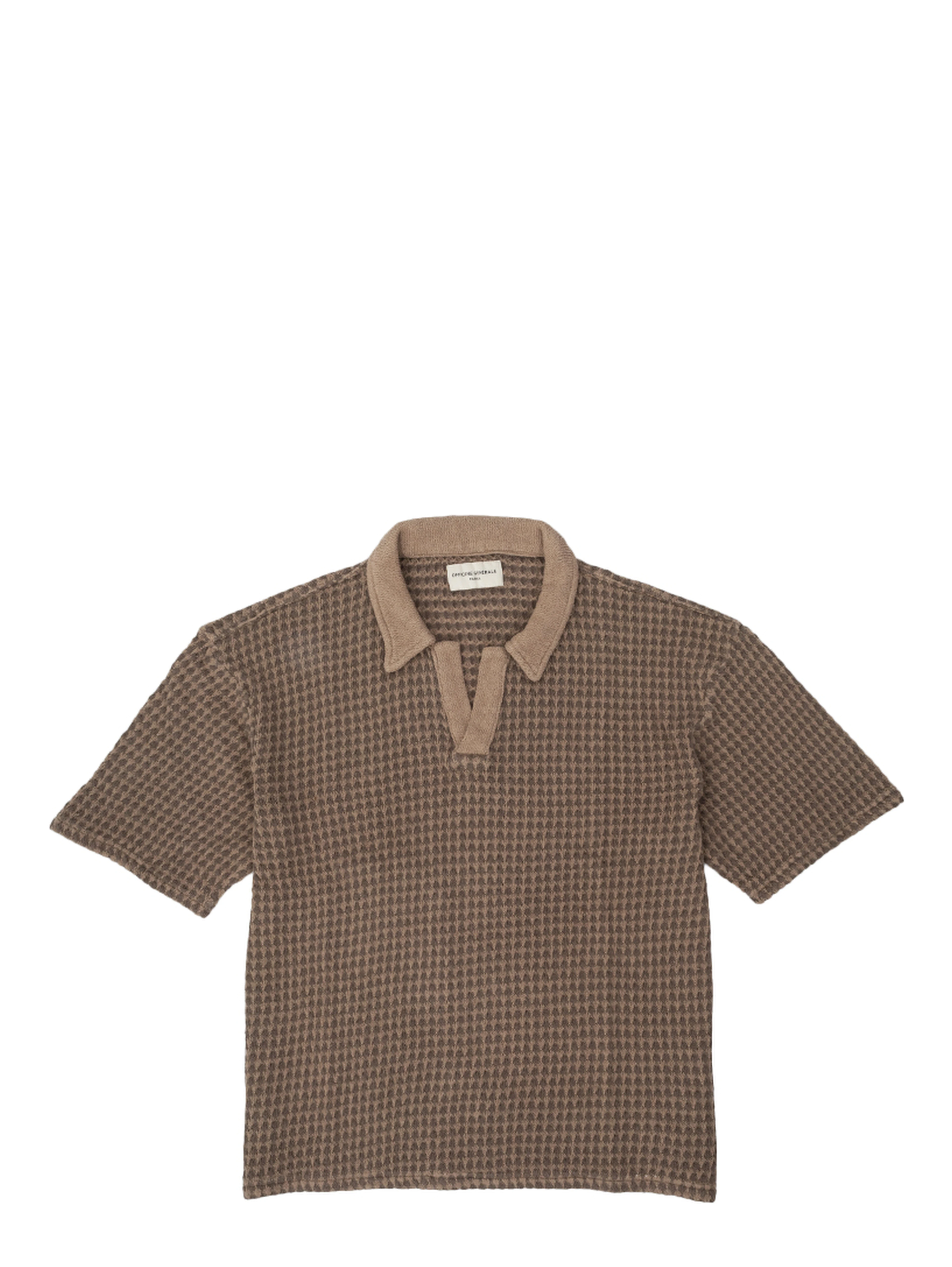 OFFICINE GENERALE T-shirts and Polos Brown