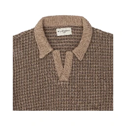 OFFICINE GENERALE T-shirts and Polos Brown