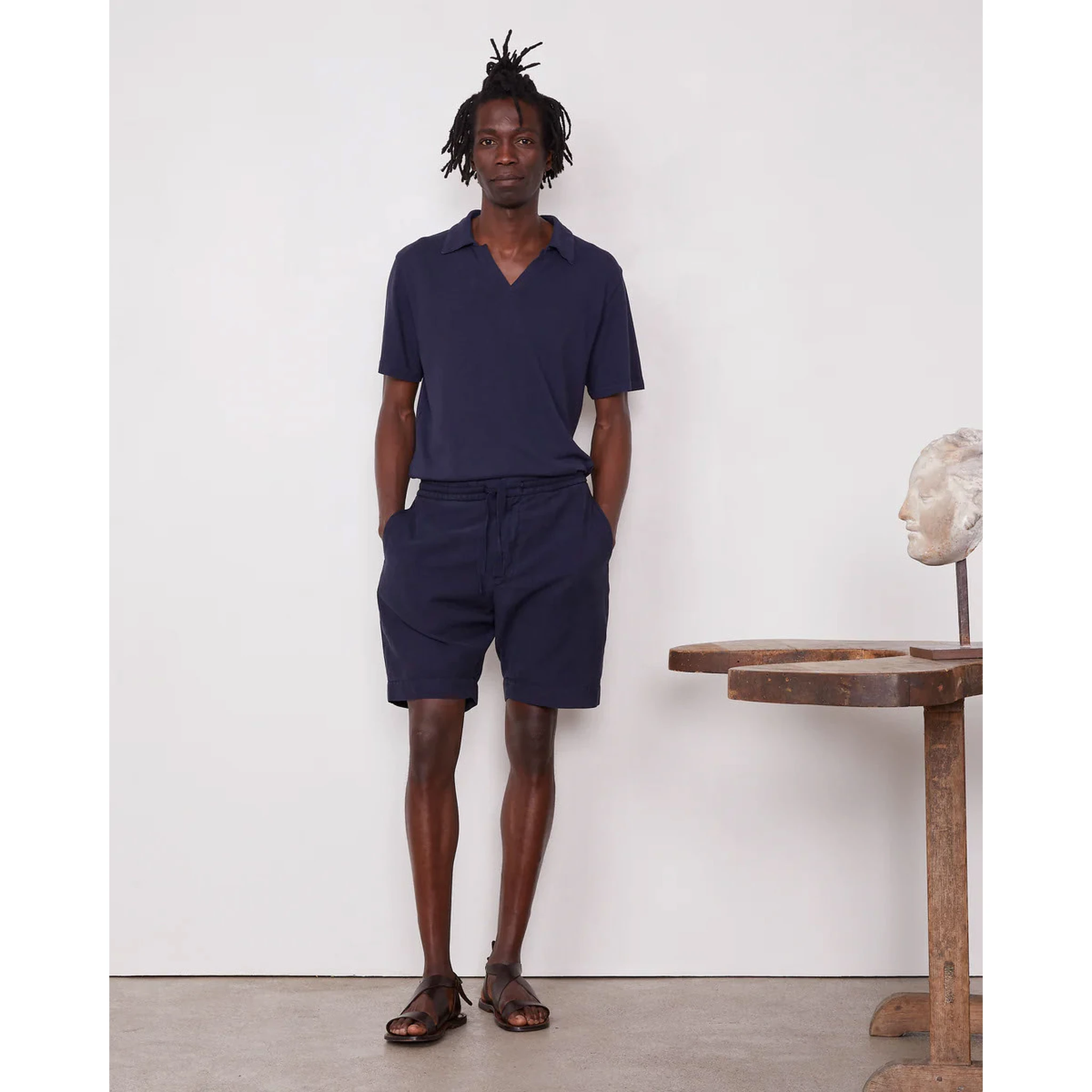 OFFICINE GENERALE Shorts Blue