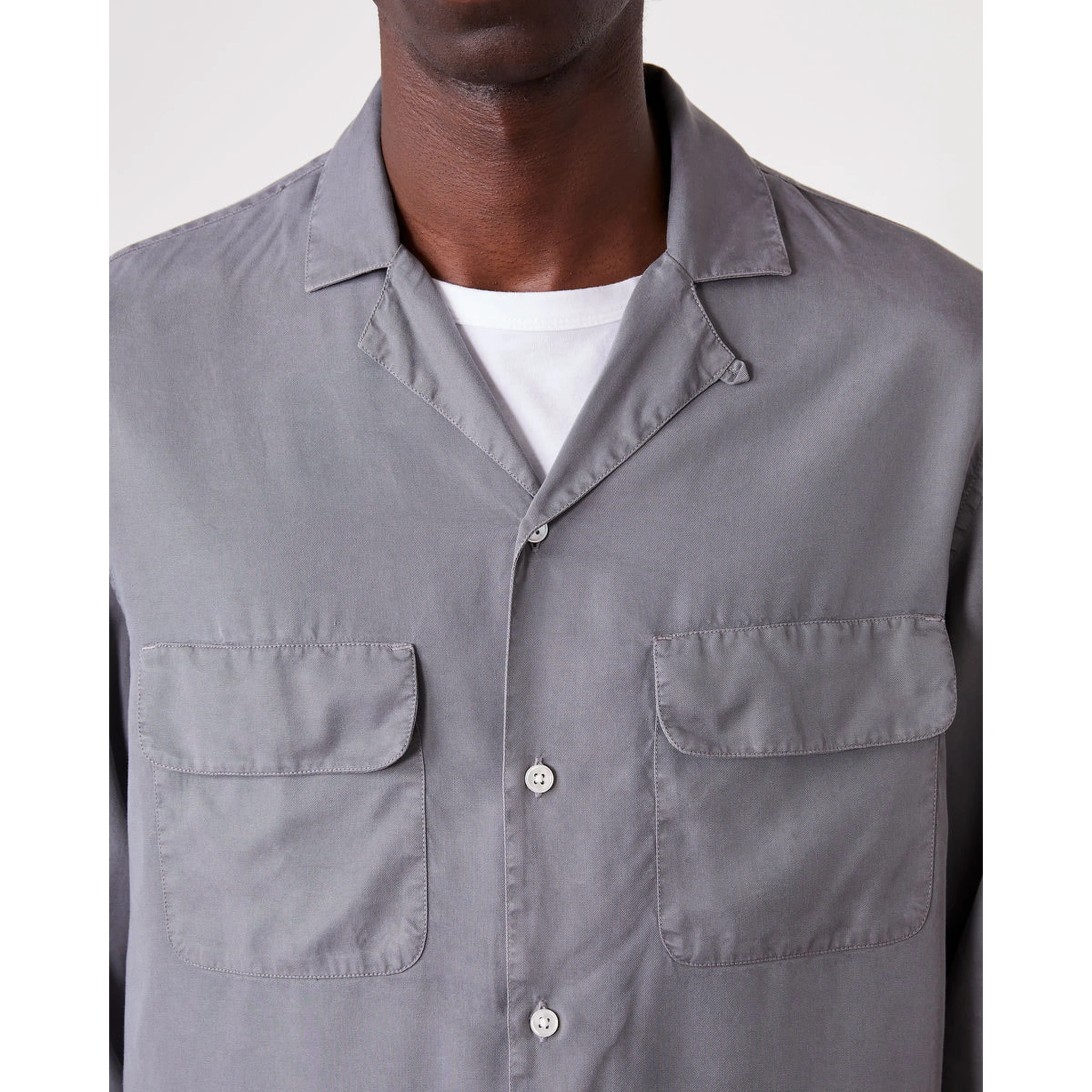 OFFICINE GENERALE Shirts Grey