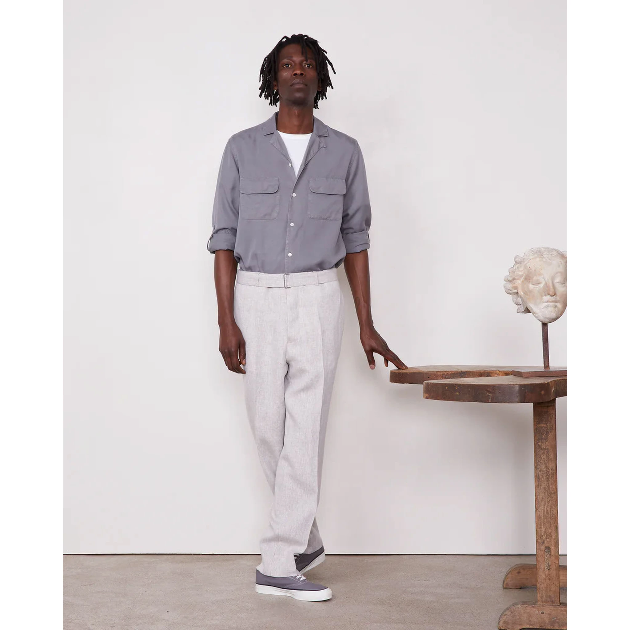 OFFICINE GENERALE Shirts Grey