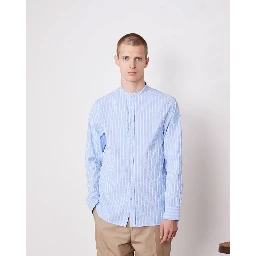 OFFICINE GENERALE Shirts Blue