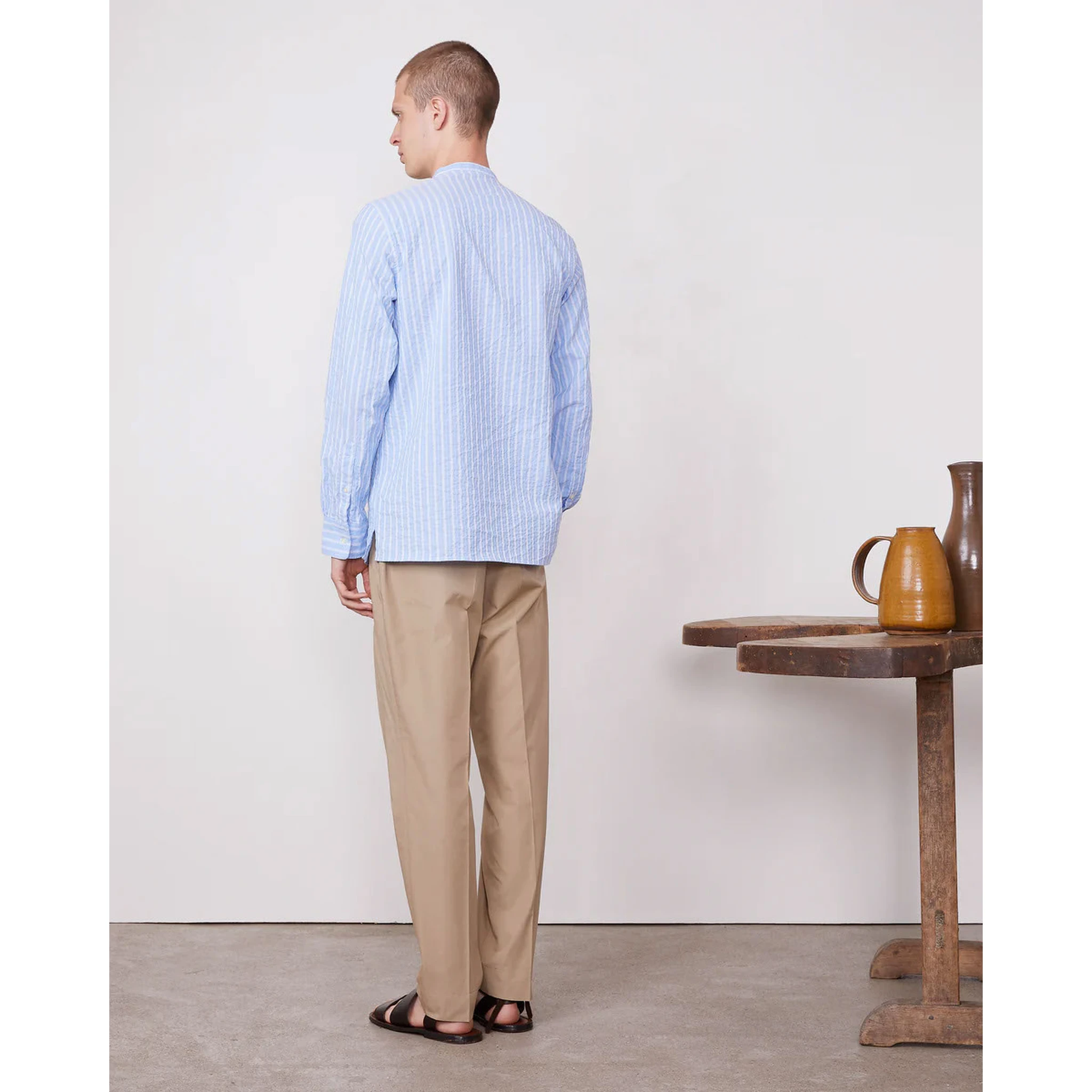 OFFICINE GENERALE Shirts Blue