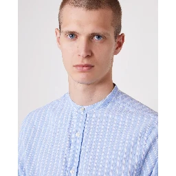 OFFICINE GENERALE Shirts Blue