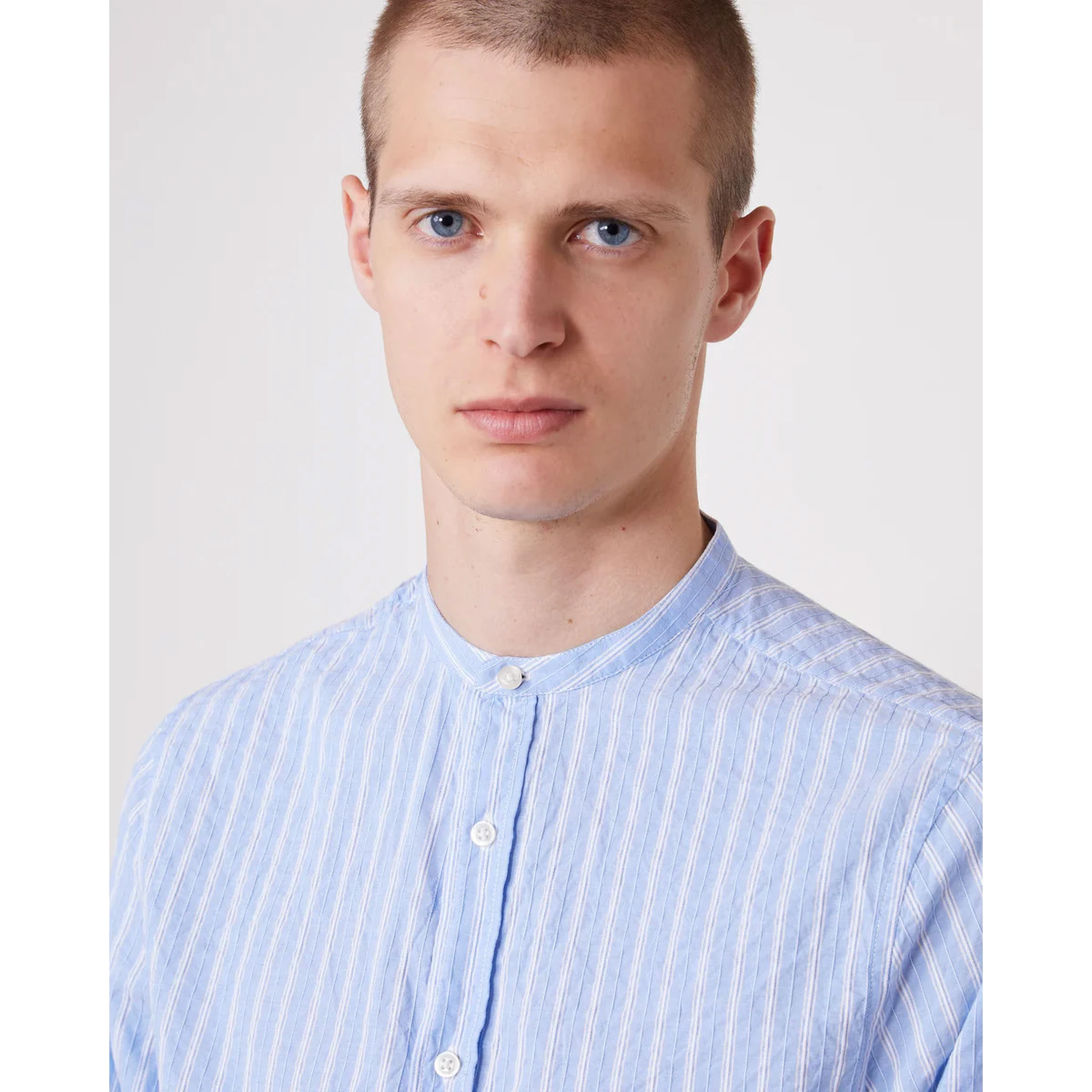 OFFICINE GENERALE Shirts Blue
