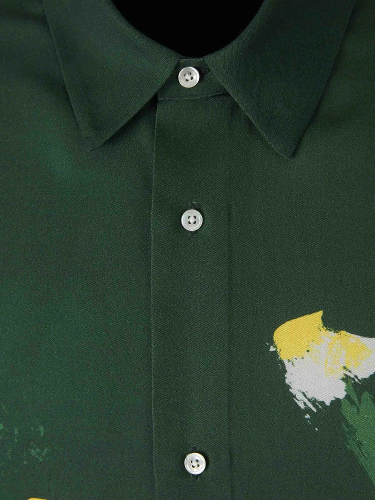 OFFICINE GENERALE Shirts Green alternative